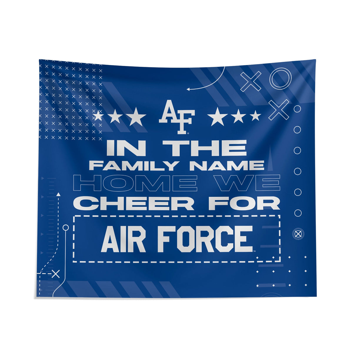 Pixsona Air Force Falcons Cheer Tapestry | Personalized | Custom