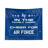 Pixsona Air Force Falcons Cheer Tapestry | Personalized | Custom