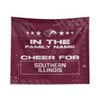 Pixsona Southern Illinois Salukis Cheer Tapestry | Personalized | Custom