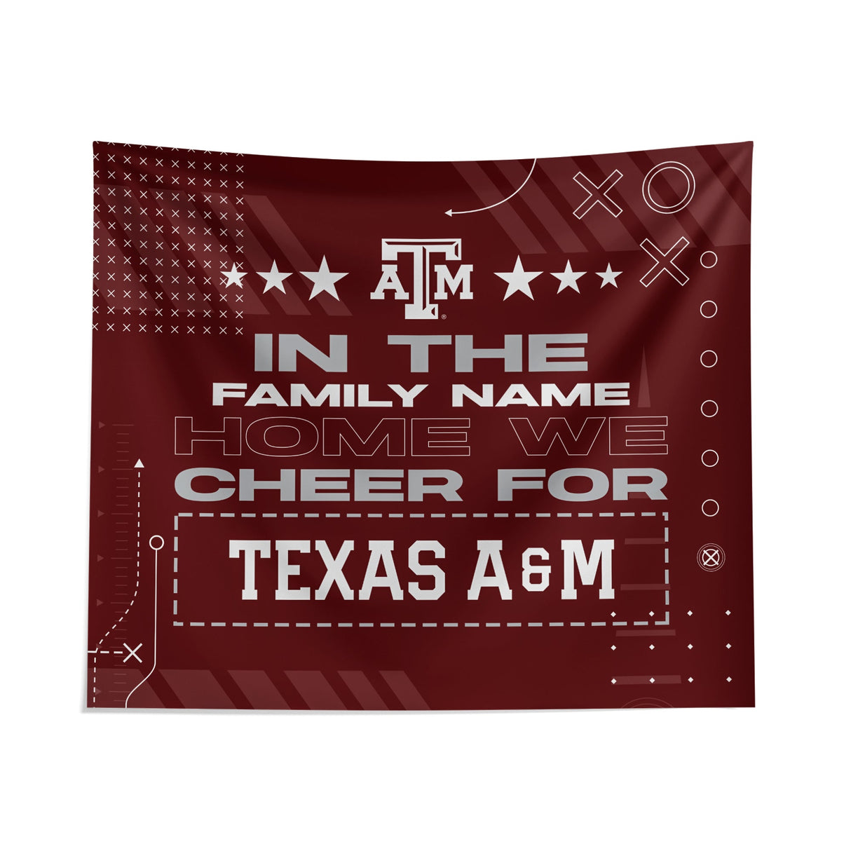 Pixsona Texas A&M Aggies Cheer Tapestry | Personalized | Custom