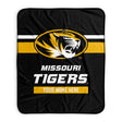 Pixsona Missouri Tigers Stripes Pixel Fleece Blanket | Personalized | Custom