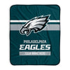 Pixsona Philadelphia Eagles Stripes Pixel Fleece Blanket | Personalized | Custom