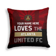 Pixsona Atlanta United FC Skyline Throw Pillow | Personalized | Custom