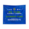 Pixsona Seattle Sounders FC Cheer Tapestry | Personalized | Custom