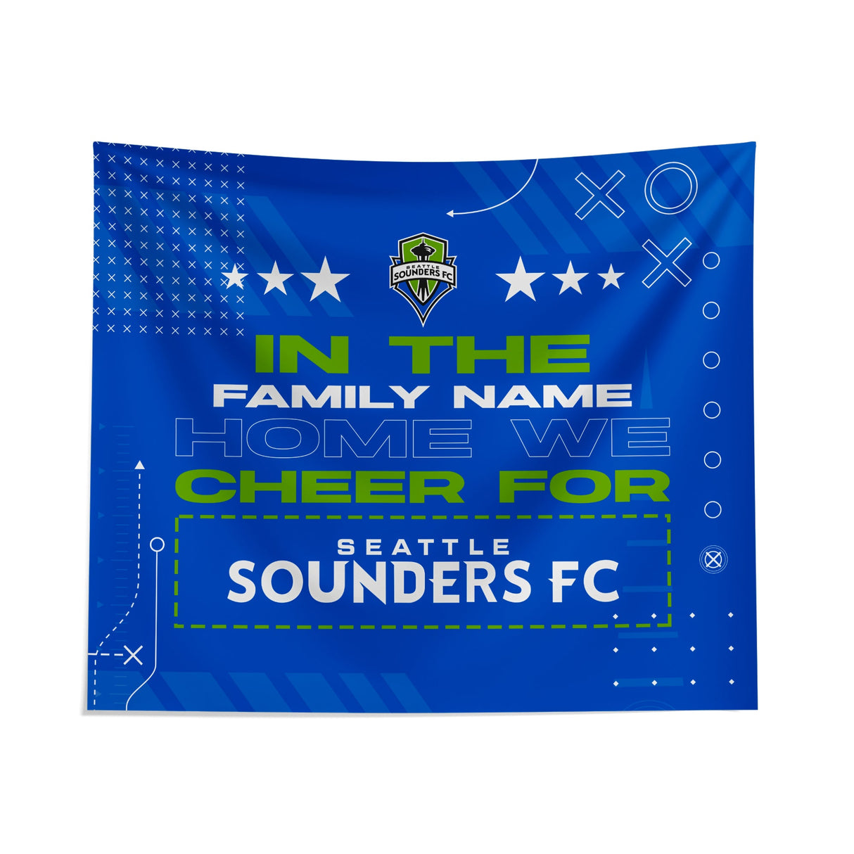 Pixsona Seattle Sounders FC Cheer Tapestry | Personalized | Custom