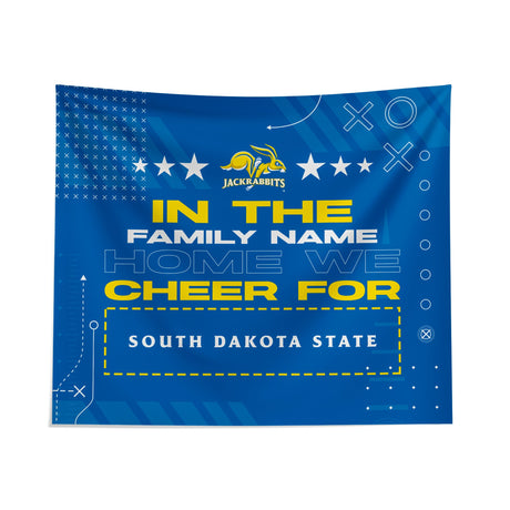 Pixsona South Dakota State Jackrabbits Cheer Tapestry | Personalized | Custom