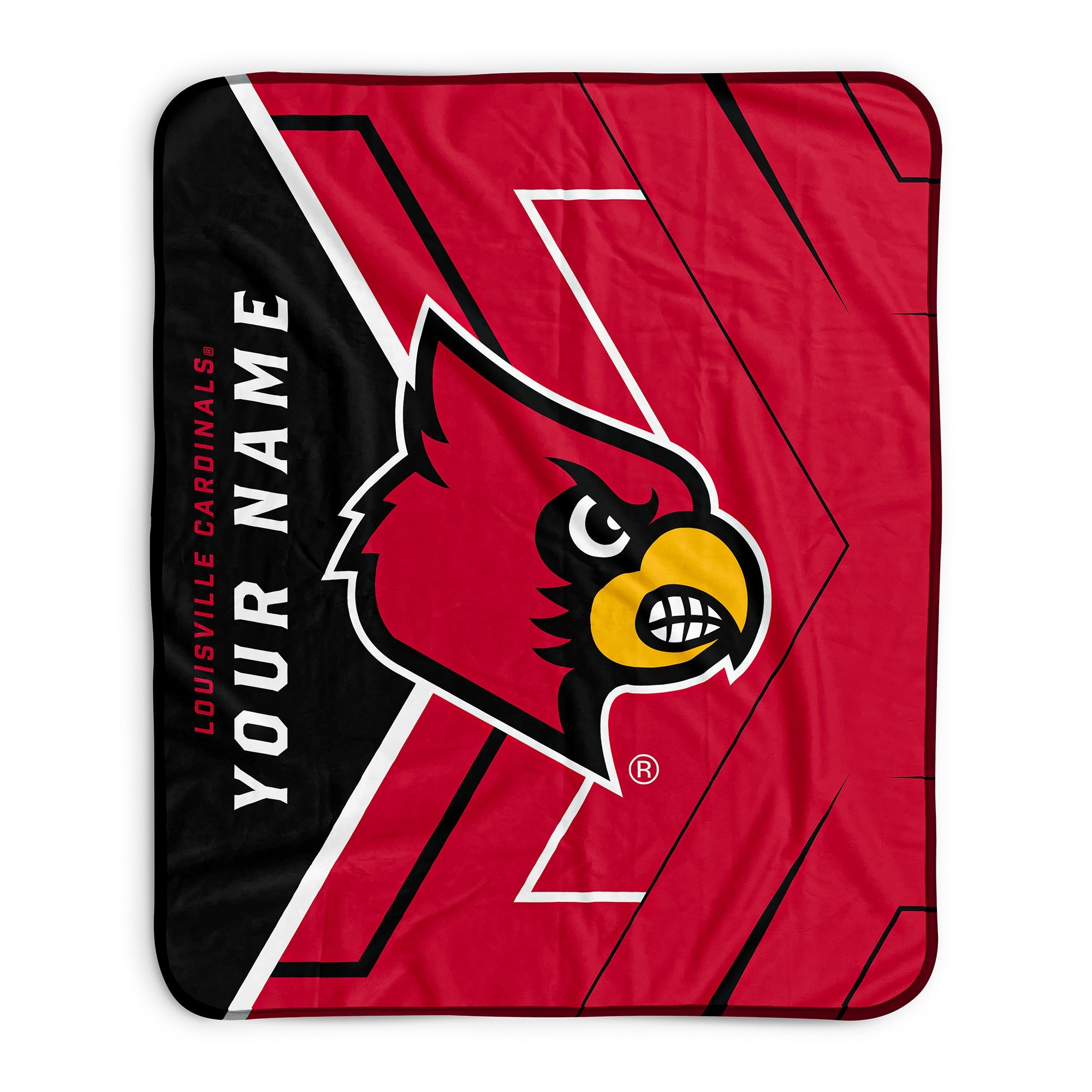 Brand New NCAA Louisville Cardinals Large Soft Fleece Throw