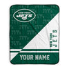 Pixsona New York Jets Split Pixel Fleece Blanket | Personalized | Custom