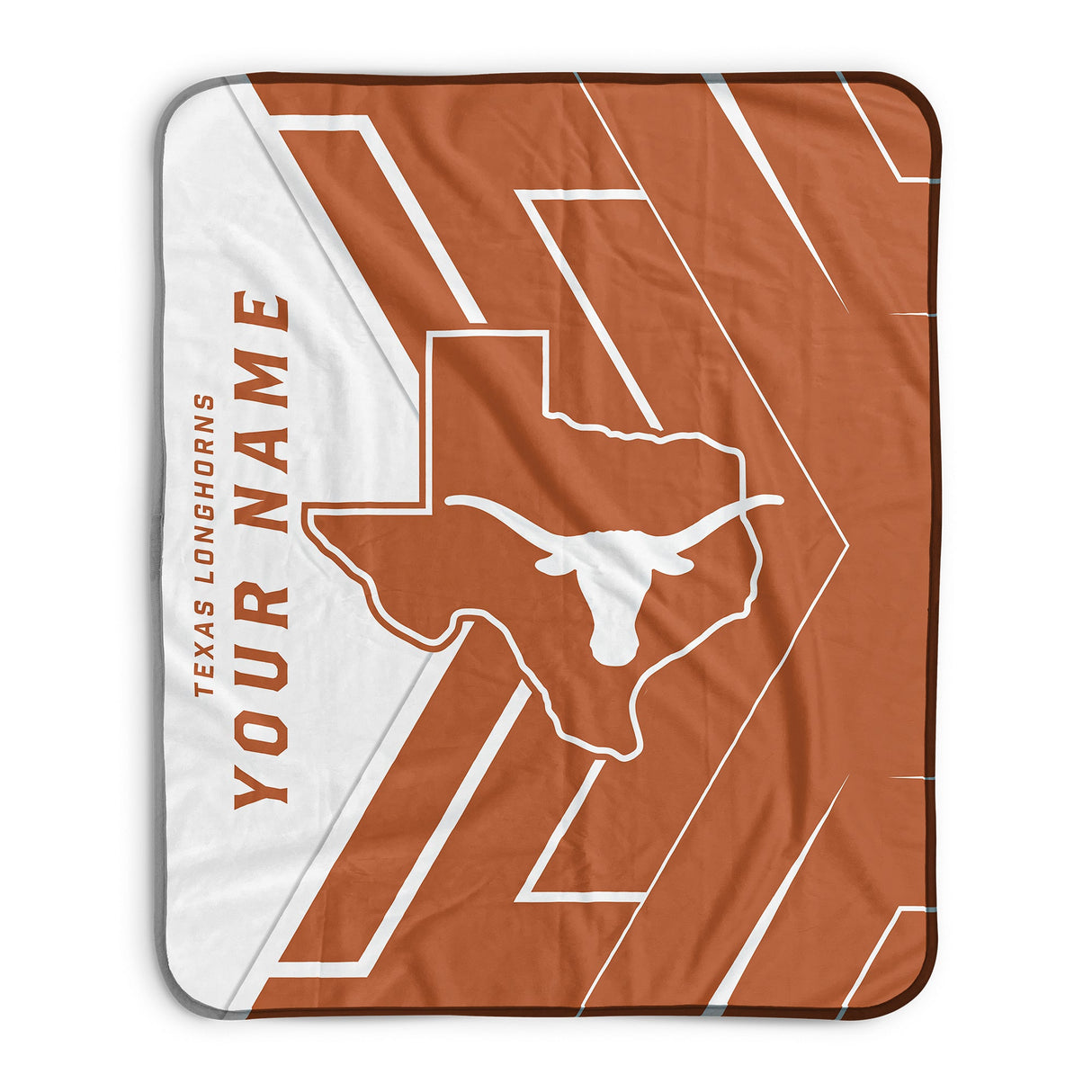 Pixsona Texas Longhorns Glow Pixel Fleece Blanket | Personalized | Custom