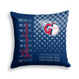 Pixsona Cleveland Guardians Halftone Throw Pillow | Personalized | Custom