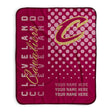 Pixsona Cleveland Cavaliers Halftone Pixel Fleece Blanket | Personalized | Custom