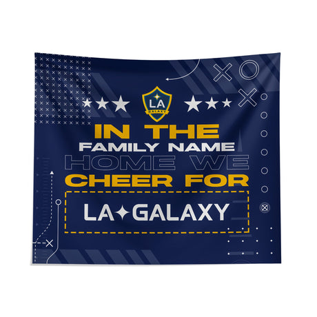 Pixsona LA Galaxy Cheer Tapestry | Personalized | Custom