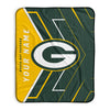 Pixsona Green Bay Packers Glow Pixel Fleece Blanket | Personalized | Custom