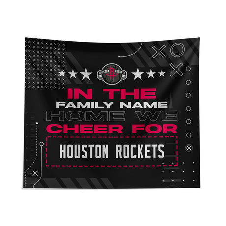Pixsona Houston Rockets Cheer Tapestry | Personalized | Custom