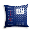 Pixsona New York Giants Halftone Throw Pillow | Personalized | Custom