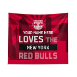 Pixsona New York Red Bulls Skyline Tapestry | Personalized | Custom