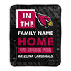 Pixsona Arizona Cardinals Cheer Pixel Fleece Blanket | Personalized | Custom