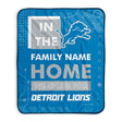 Pixsona Detroit Lions Cheer Pixel Fleece Blanket | Personalized | Custom