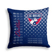 Pixsona FC Dallas Halftone Throw Pillow | Personalized | Custom