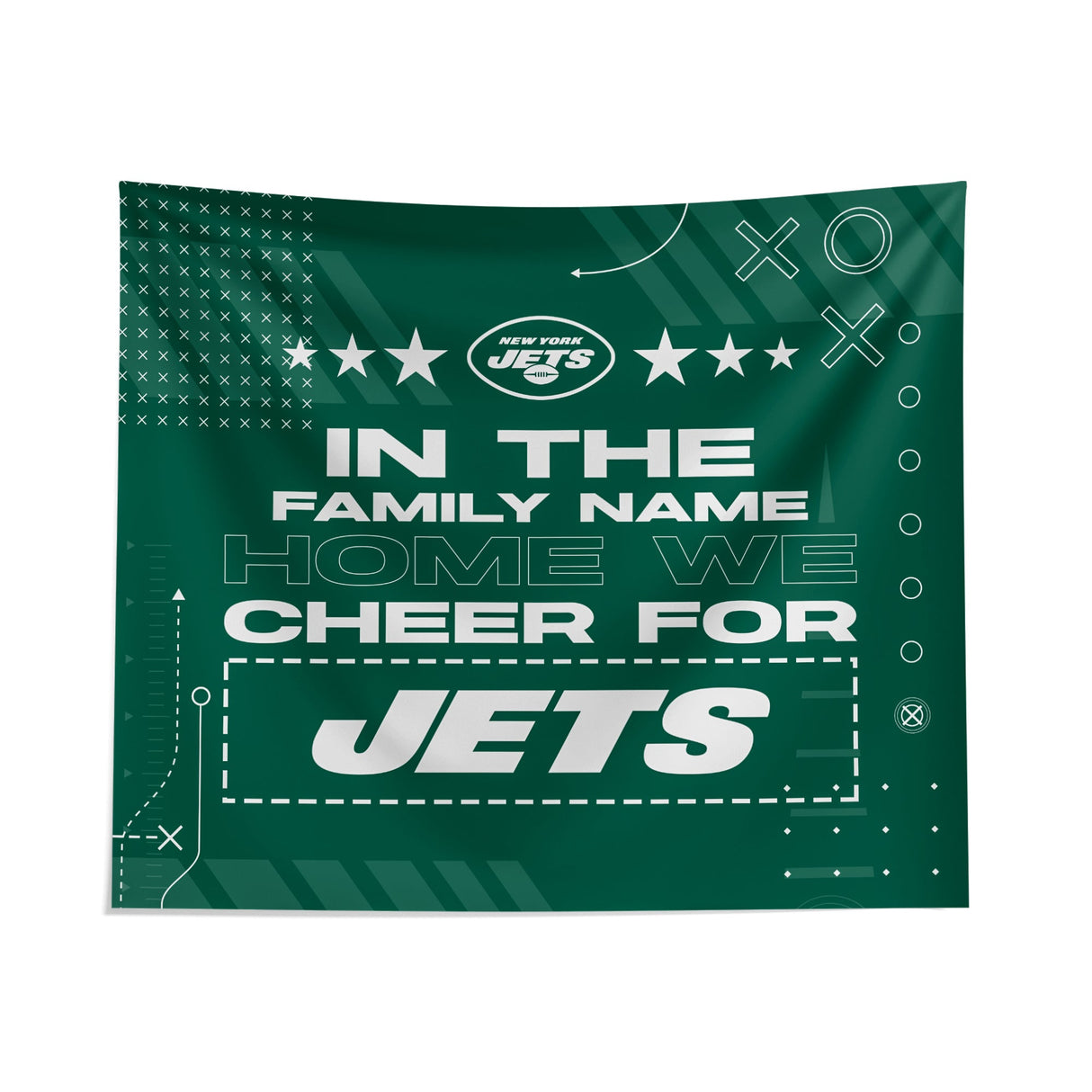 Pixsona New York Jets Cheer Tapestry | Personalized | Custom