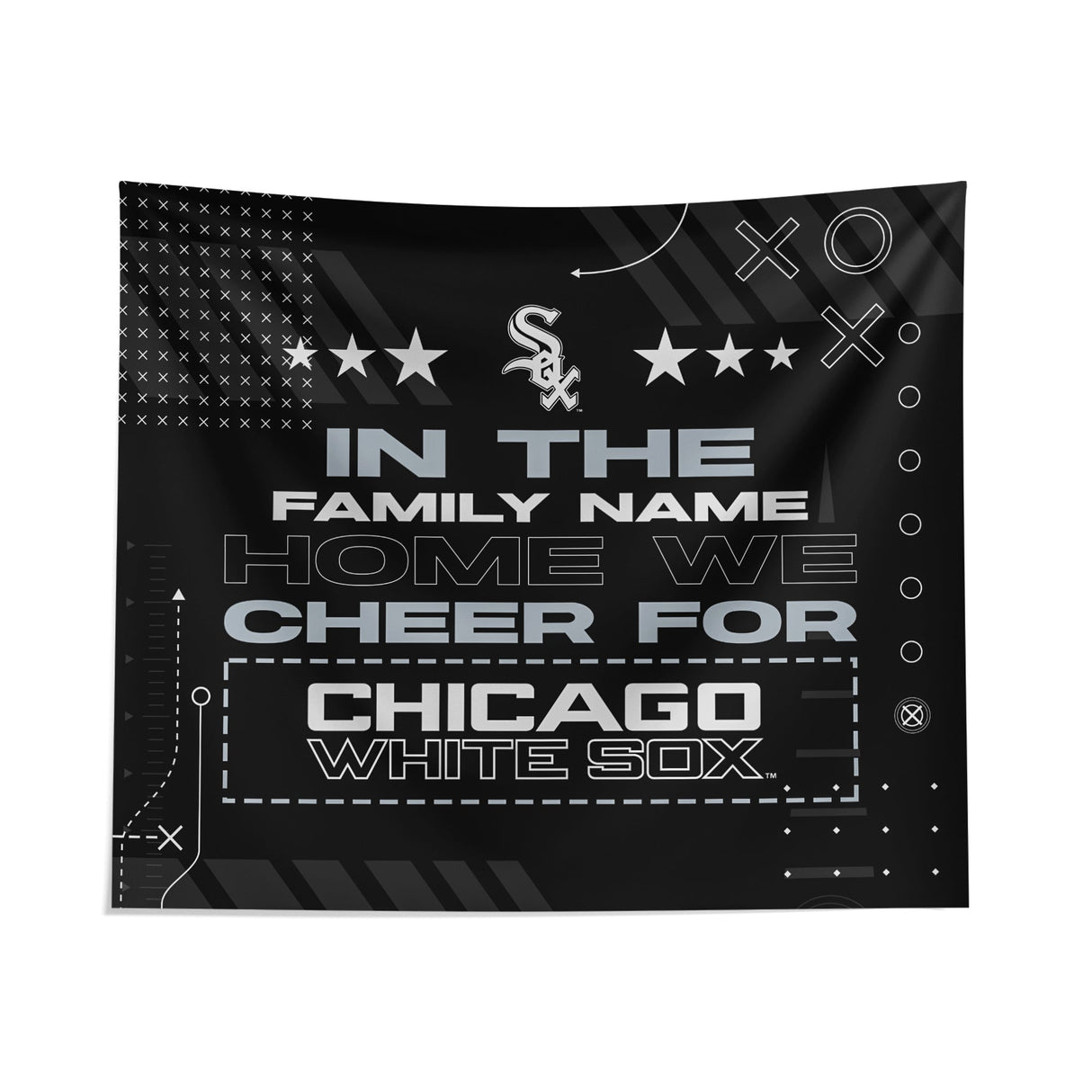 Pixsona Chicago White Sox Cheer Tapestry | Personalized | Custom