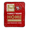 Pixsona San Francisco 49ers Cheer Pixel Fleece Blanket | Personalized | Custom