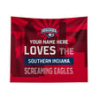 Pixsona Southern Indiana Screaming Eagles Skyline Tapestry | Personalized | Custom