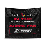 Pixsona Illinois State Redbirds Cheer Tapestry | Personalized | Custom