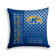 Pixsona Kent State Golden Flashes Halftone Throw Pillow | Personalized | Custom