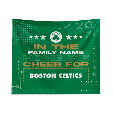 Pixsona Boston Celtics Cheer Tapestry | Personalized | Custom