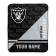 Pixsona Las Vegas Raiders Split Pixel Fleece Blanket | Personalized | Custom