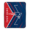 Pixsona New England Patriots Glow Pixel Fleece Blanket | Personalized | Custom