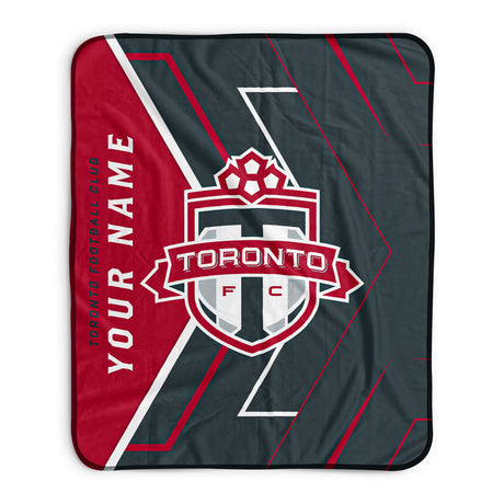 Pixsona Toronto FC Glow Pixel Fleece Blanket | Personalized | Custom