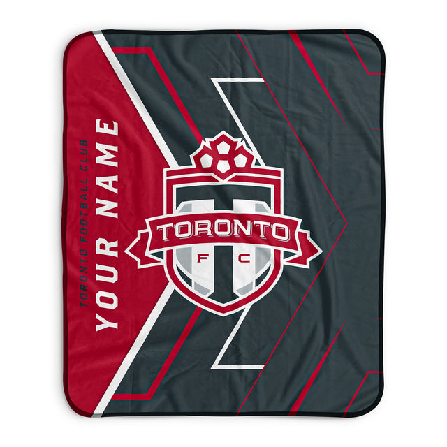 Pixsona Toronto FC Glow Pixel Fleece Blanket | Personalized | Custom