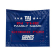 Pixsona New York Giants Cheer Tapestry | Personalized | Custom