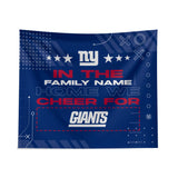 Pixsona New York Giants Cheer Tapestry | Personalized | Custom