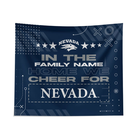 Pixsona Nevada Wolf Pack Cheer Tapestry | Personalized | Custom