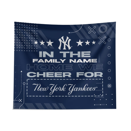 Pixsona New York Yankees Cheer Tapestry | Personalized | Custom