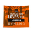 Pixsona Houston Dynamo Skyline Tapestry | Personalized | Custom