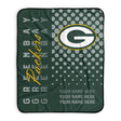 Pixsona Green Bay Packers Halftone Pixel Fleece Blanket | Personalized | Custom