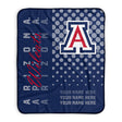 Pixsona Arizona Wildcats Halftone Pixel Fleece Blanket | Personalized | Custom