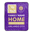 Pixsona Orlando City SC Cheer Pixel Fleece Blanket | Personalized | Custom