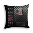 Pixsona San Diego State Aztecs Halftone Throw Pillow | Personalized | Custom