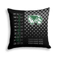 Pixsona Utah Valley Wolverines Halftone Throw Pillow | Personalized | Custom