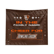 Pixsona Bowling Green Falcons Cheer Tapestry | Personalized | Custom