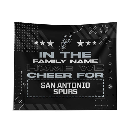 Pixsona San Antonio Spurs Cheer Tapestry | Personalized | Custom