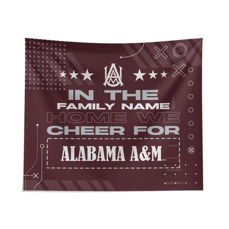 Pixsona Alabama A&M Bulldogs Cheer Tapestry | Personalized | Custom