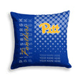 Pixsona Pitt Panthers Halftone Throw Pillow | Personalized | Custom
