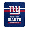 Pixsona New York Giants Stripes Pixel Fleece Blanket | Personalized | Custom