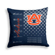 Pixsona Auburn Tigers Halftone Throw Pillow | Personalized | Custom
